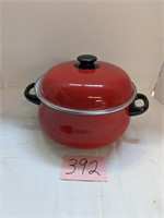 Red Covered Cookware Pot