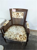 Vintage Floral Side Chair