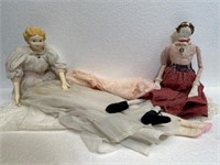 Vintage long legged dolls