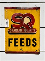 Metal SQ Feed Advertising Sign