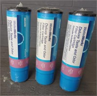 (3) Sealed Water Works Filters Cartridges