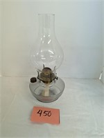 Old Glass Kerosene Lamp
