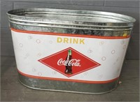 Metal Coca-Cola Cooler Bin