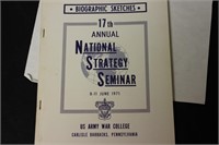 17th Annual National Strategy Seminar Book