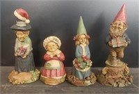 (4) Tom Clark Christmas Gnomes #1