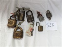 Lot of Vintage Locks and Keys