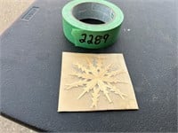 #2289 Wooden snowflake