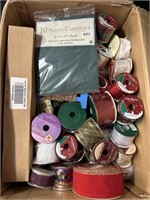HUGE Box Of Ribbon/Etc