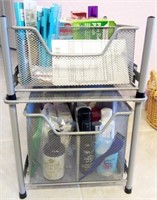 V - BASKET RACK W/ CONTENTS (M21)