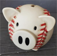 Baseball Pig Money Bank