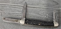 Bokl 3 Blade Pocket Knife Made USA