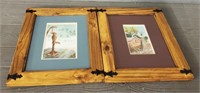 (2) Frame Wall Decor Pictures