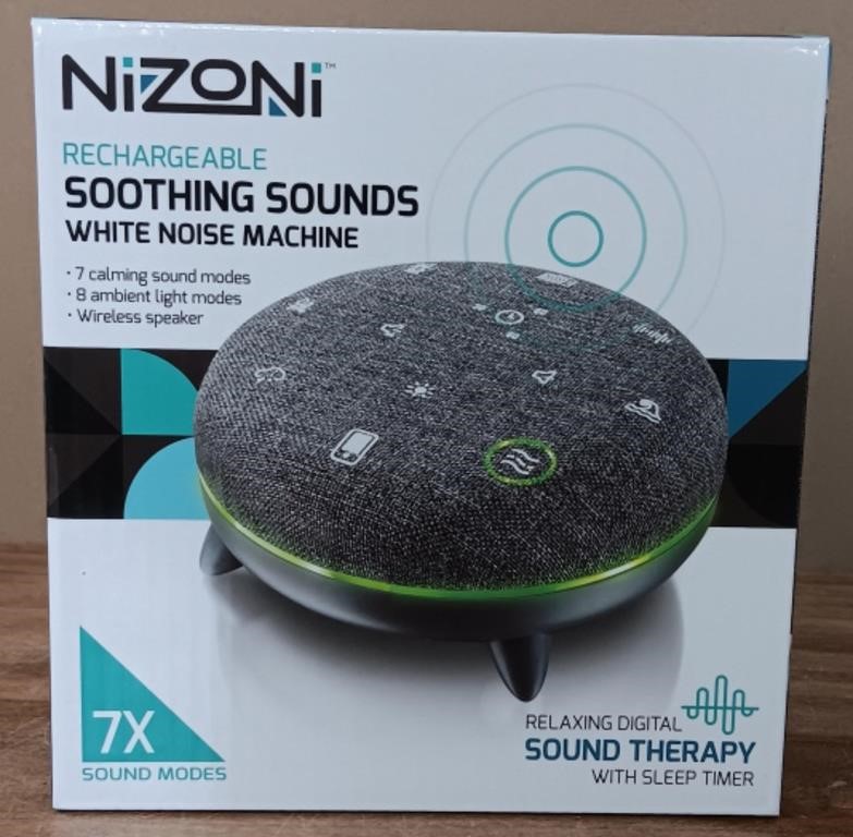 NEW Nizoni Soothing Sounds White Noise Machine