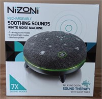 NEW Nizoni Soothing Sounds White Noise Machine