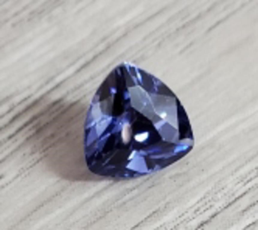 Natural Blue Tanzanite Faceted Gemstone