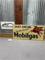 MOBILGAS TIN SIGN-11.5"TX23.5"L