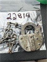#22814 Antique CNR lock