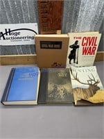 CIVIL WAR, WW II , NATURAL HISTORY BOOKS