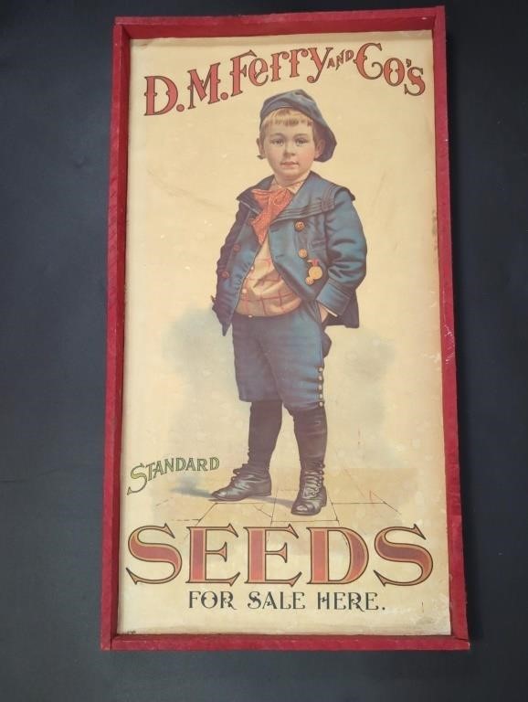 1964 Ferry Morse Seed Co. Heavy Paper Lithograph