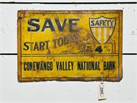 Conewango Valley National Bank Sign