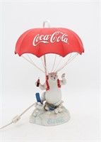 Coca-Cola Skiing Parachute Polar Bear Lamp