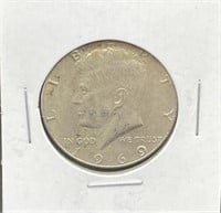 "4" Silver Kennedy Half Dollars