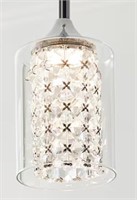 allen + roth  Clear Glass Cylinder LED Light