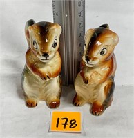 Vtg Bone China Squirrel Miniature Collectible