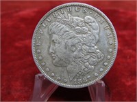 1887O-Morgan Silver dollar US coin.