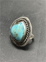 Vintage Native Turquoise Stone Ring