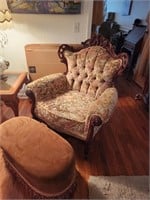 Chair & Ottoman- matches sofa