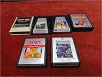 (6)Atari 2600 Game cartridges. Frankenstein's