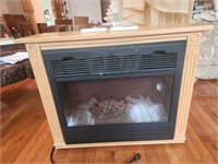 Electric fireplace heater & 2 remotes