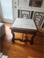 Table 27x27x23.5"tall comes with 2 tiles on top