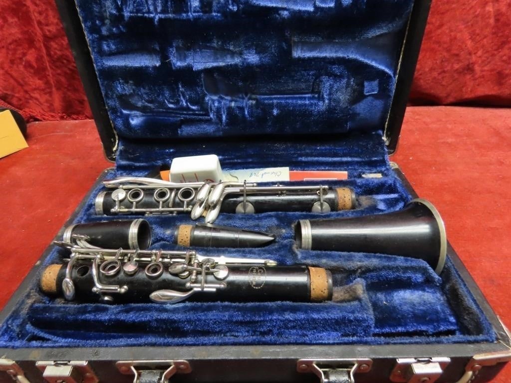 Vintage Carl Fisher clarinet wood wind