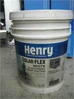 New sealed 5 gallon Solar Flex White ROOF Coating