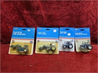 (4)New 1/64 Scale Ford Tractors ERTL.