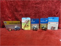 (5)New 1/64 Scale Ford Tractors ERTL.