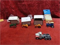 (5)Spec Cast tractors, Ertl Ford, Truck.