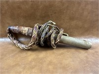 Vintage Braided Leather Whip