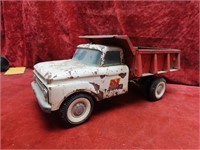 Vintage Nylint Dump truck pressed steel toy.