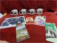 Ford tractor coffee mugs, road maps, brochures,