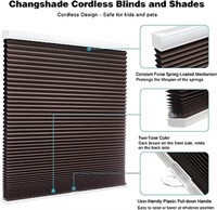 Changshade Cordless Blackout Shade retail$52
