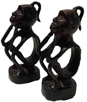 African Style Iron Figures