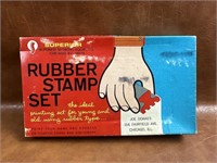 Vintage Rubber Stamp Set Superior Set