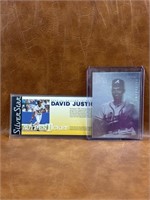 Dave Justice 1991 Hologram Card #23