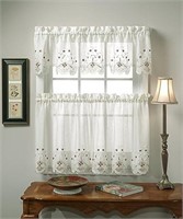 Today's Curtain Sunshine Tier 60x24in retail $21