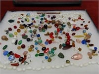Showcase of old beads.