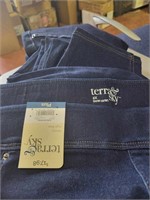 terra sky womens size 2xl 20/22w stretch jeans