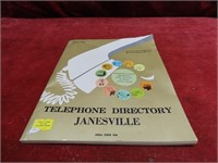 1963 Janesville Wisconsin telephone book.